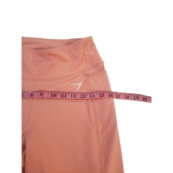 Gymshark Sweat Seamless Ankle Leggings Womens Medium‎ Terracotta Pink High Waist - Picture 8 of 12